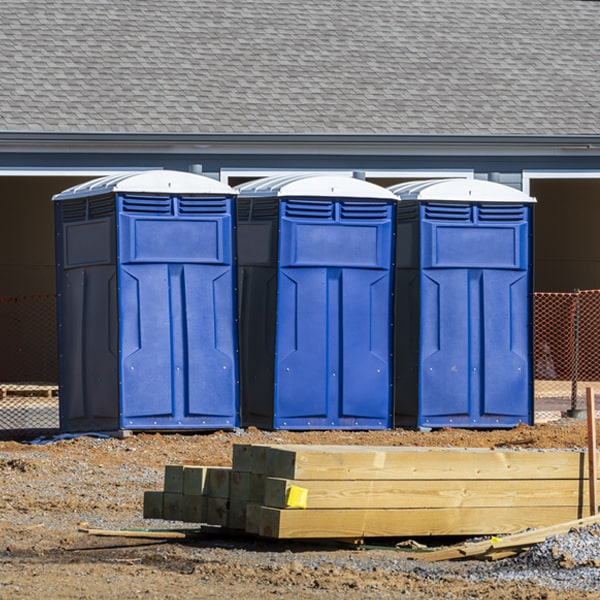 how do you ensure the porta potties are secure and safe from vandalism during an event in New Albin Iowa